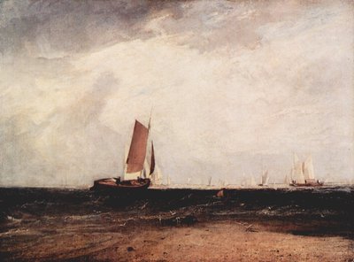 Fishing at Blythe Sand, the Tide Sets In by Joseph Mallord William Turner
